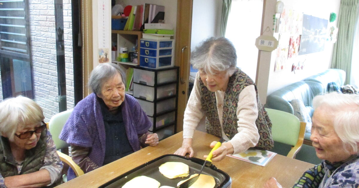 ホットケーキ作り🥞