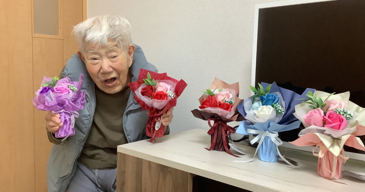 舟入　母の日のお祝い(1)💐