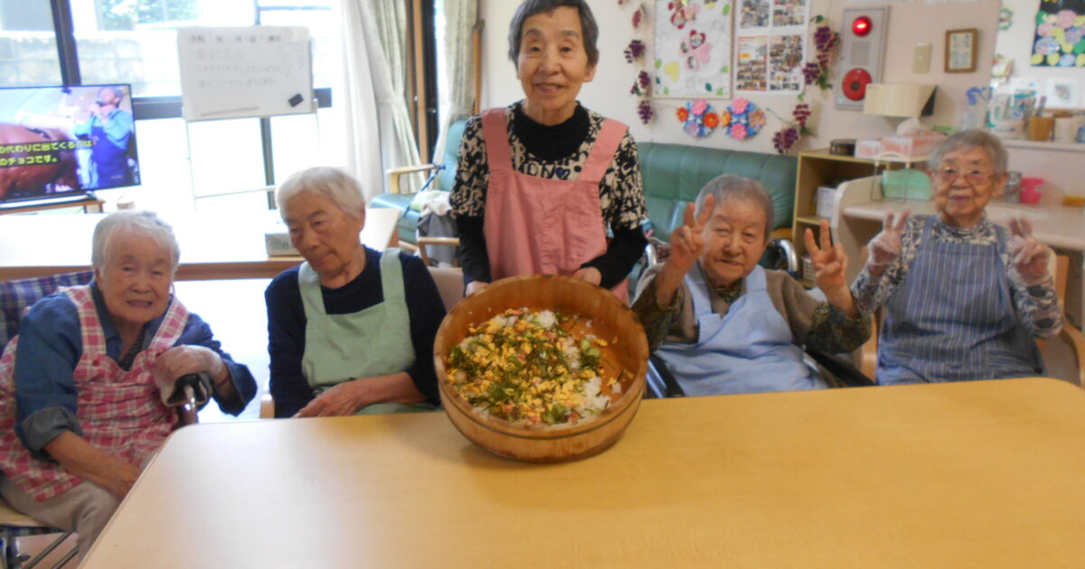 錦帯橋GH　ちらし寿司を作りましょう