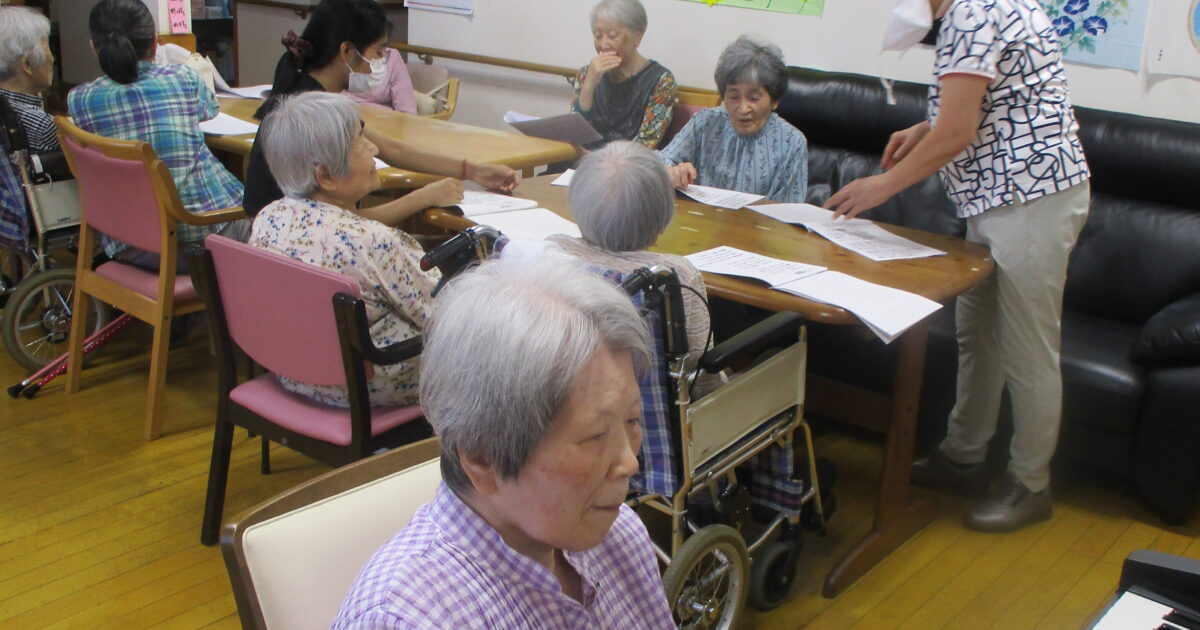 井口台　８月のホーム内行事は　③　