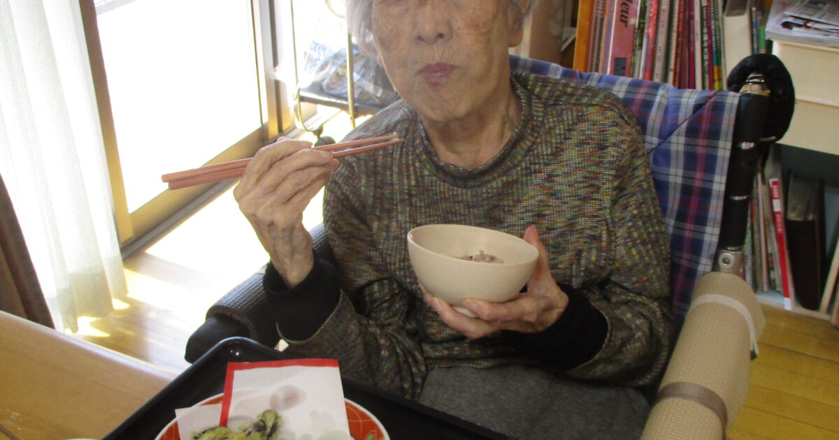 井口台　敬老会の昼食は