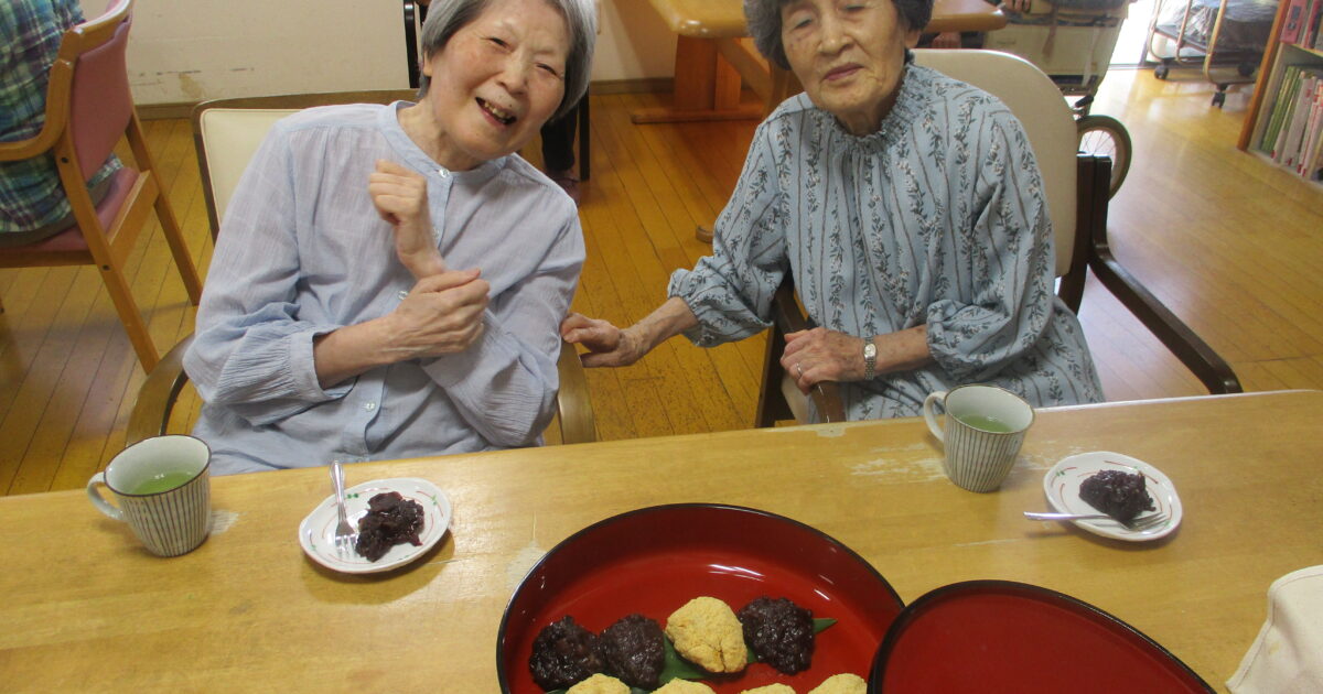 井口台　お彼岸　おはぎ