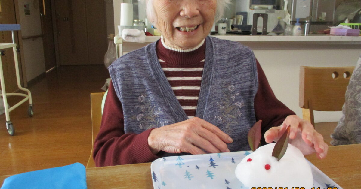 雪うさぎと笑顔のひととき🐰⛄