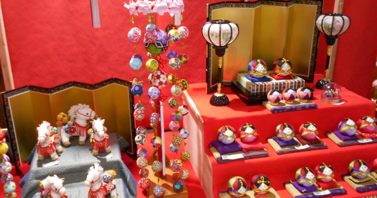 錦帯橋GH　雛飾りさげもん展へ出掛けて来ました。