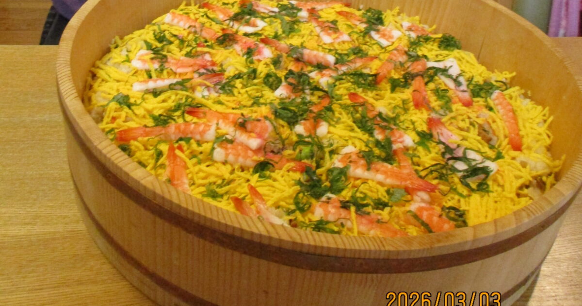 ひな祭り(ちらし寿司作り)