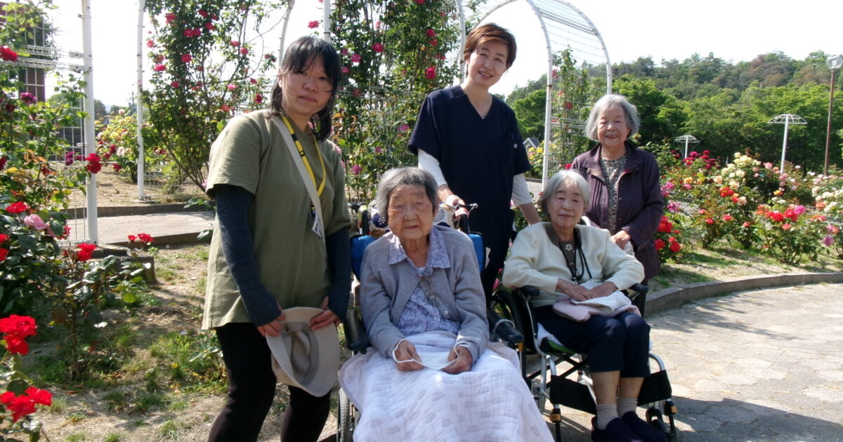 錦帯橋小規模☆蜂ヶ峰にバラを見に行きました🌹