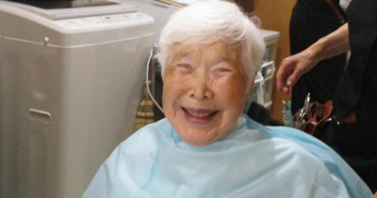 井口台　ヘアカットしました