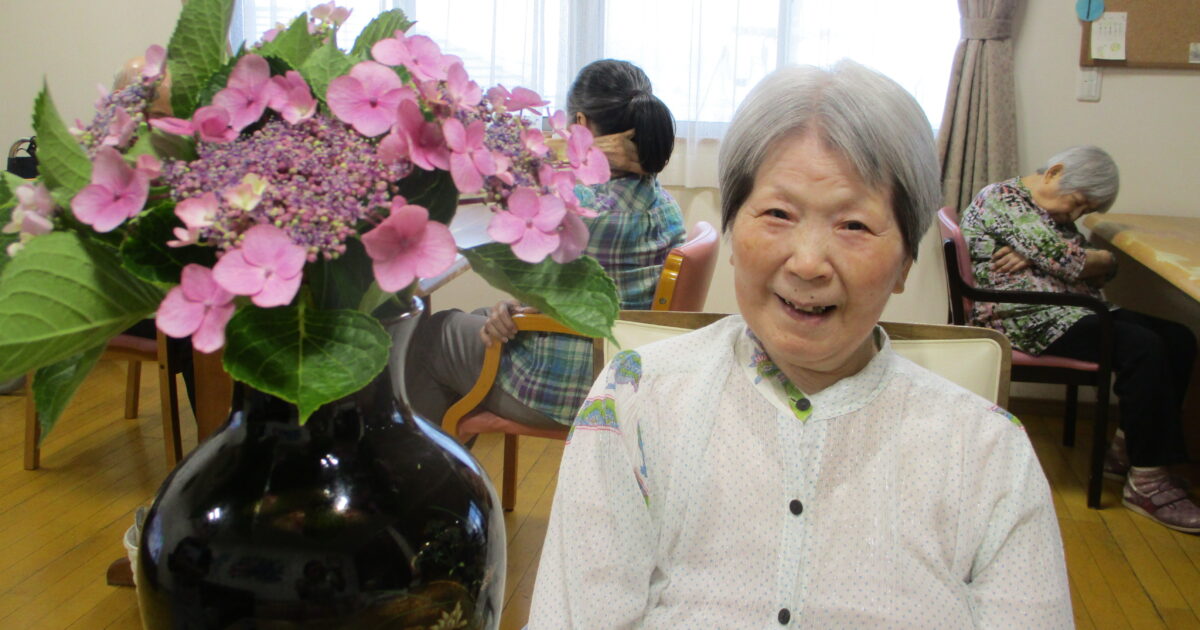 井口台　紫陽花が咲きました
